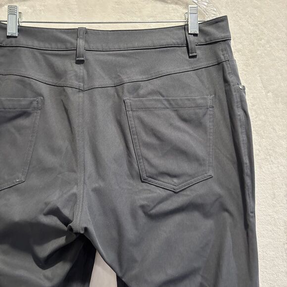 Lululemon ABC Classic Fit Pants Men's 32x30 Grey Stretch Performance Warpstreme - Picture 7 of 13